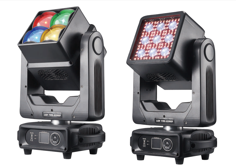2 surface LED moving head LED stage lighting